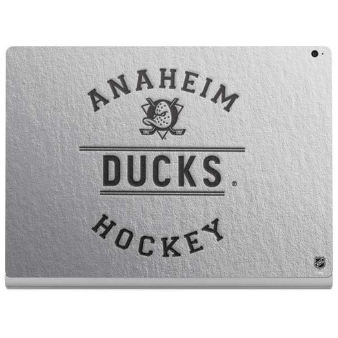 NHL Anaheim Ducks Black Text Surface Book 2 15in Skin